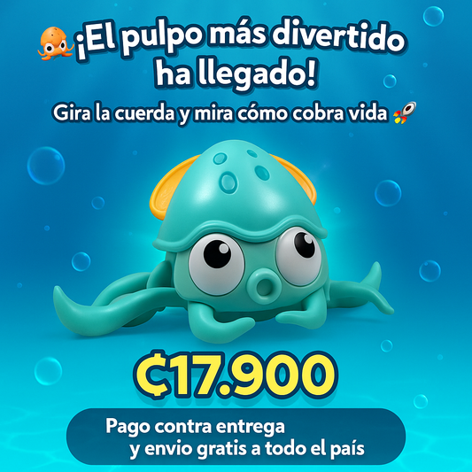 Pulpo interactivo para niños