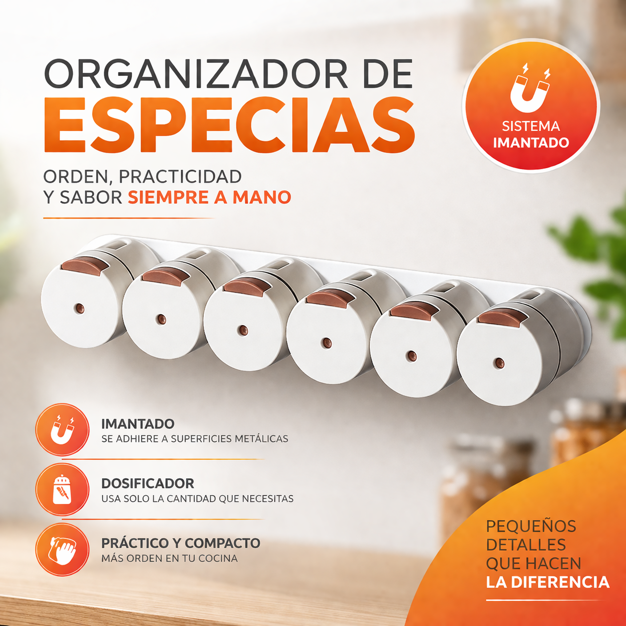 Organizador de especias