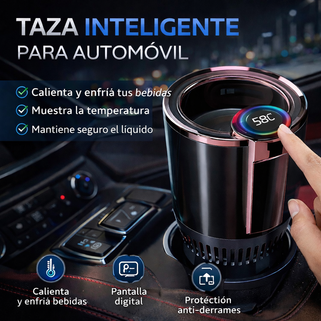 Taza inteligente para automóvil