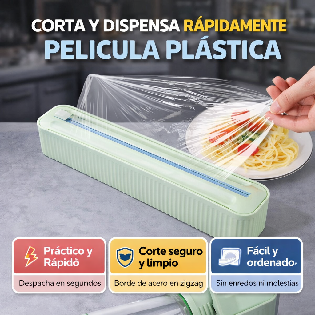 Dispensador de film plástico y aluminio