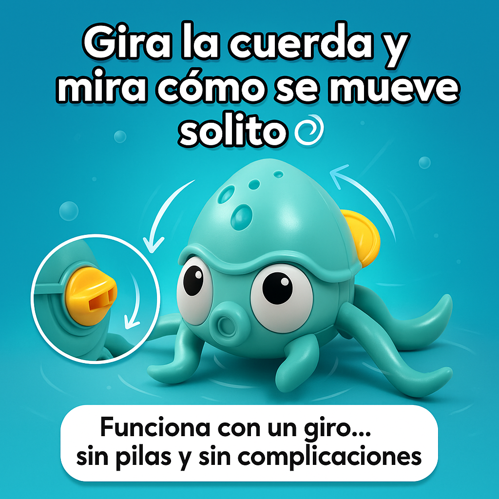 Pulpo interactivo para niños