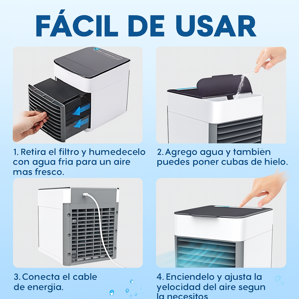 MINI AIRE ACONDICIONADO PORTATIL