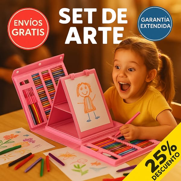KIT DE ARTE PARA NIÑOS