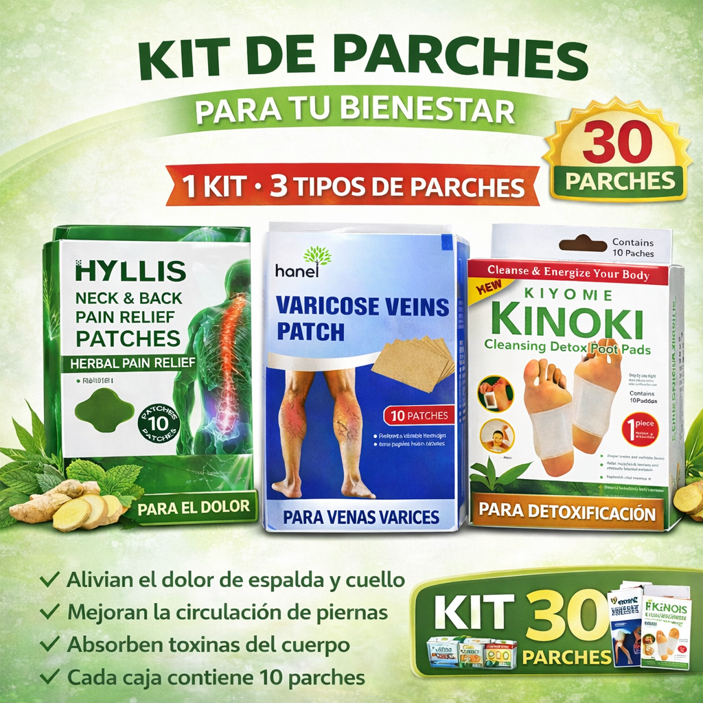 Kit de parches x30