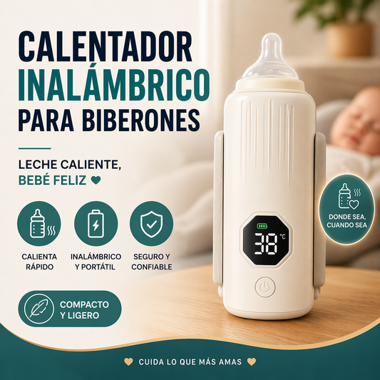 Calentador inalámbrico para biberones