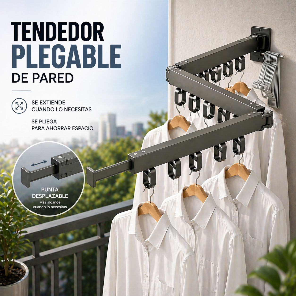 Tendedero Plegable | 4 filas