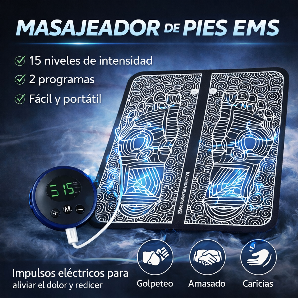 Masajeador de pies EMS