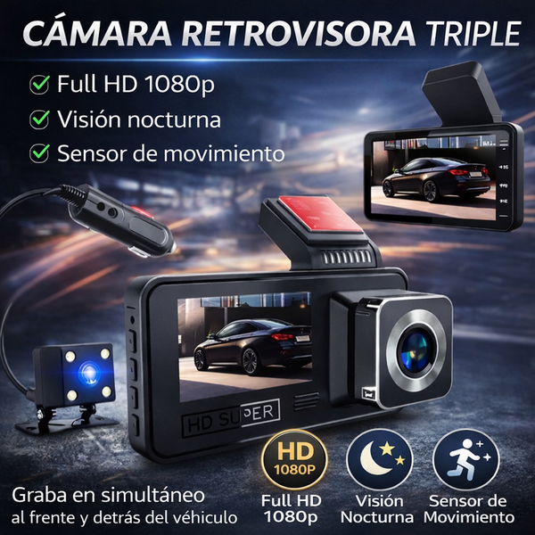 Cámara dash para automóvil
