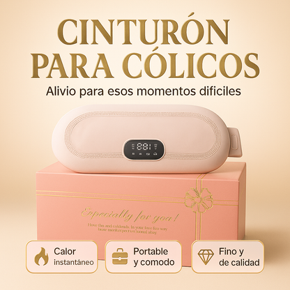 Cinturón alivia cólicos menstruales
