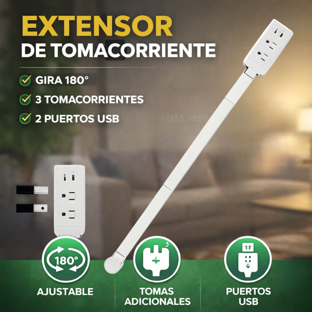Extensor de tomacorriente