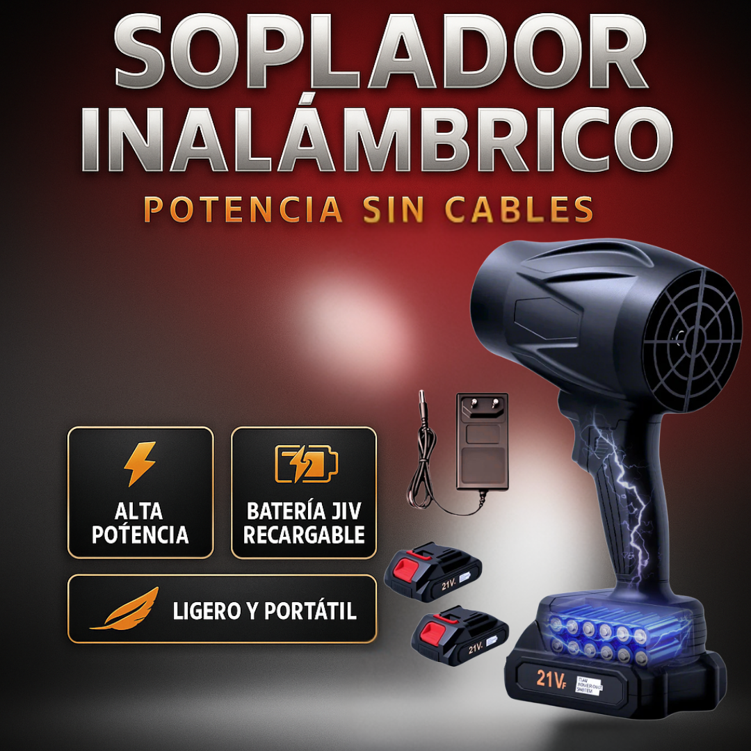 Mega soplador + Maleta y 2 Baterías