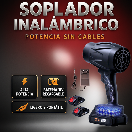 Mega soplador + Maleta y 2 Baterías