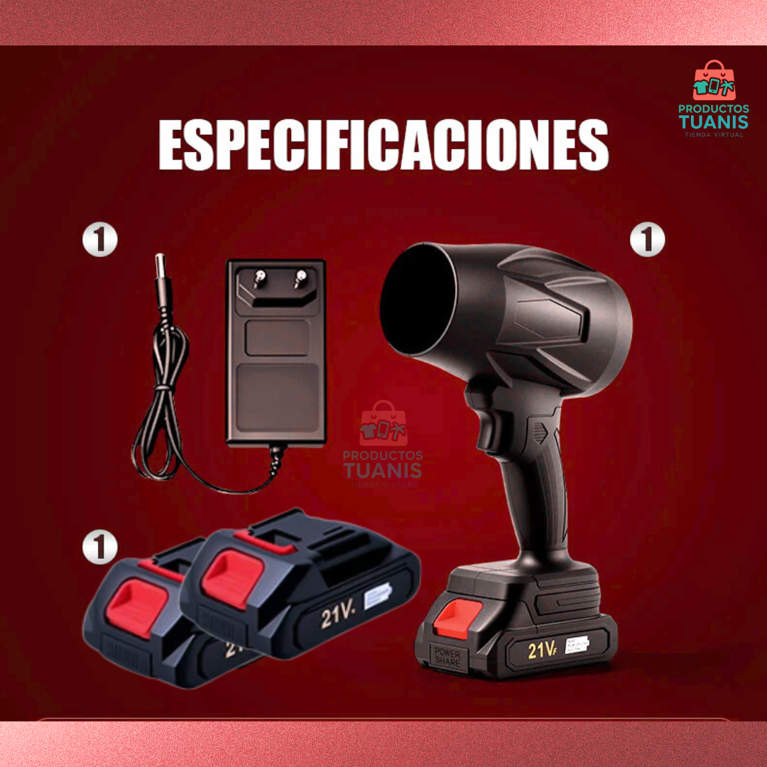Mega soplador + Maleta y 2 Baterías